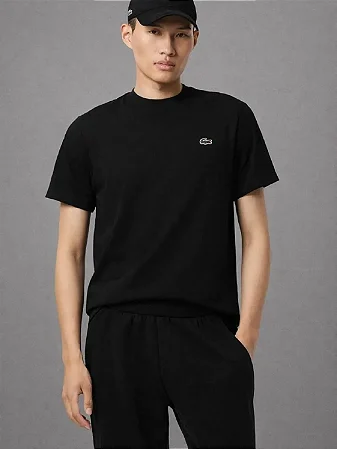 Camiseta Masculina  Lacoste Sport- Preta TH241023