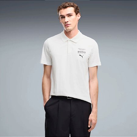 Polo Puma Masculina AMF1 Essential  - Branco 637348002