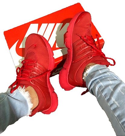 nike air presto vermelho