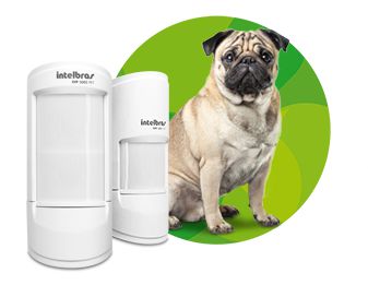 SENSOR  INFRAVERMELHO COM FIO INTELBRAS IVP 5002 PET