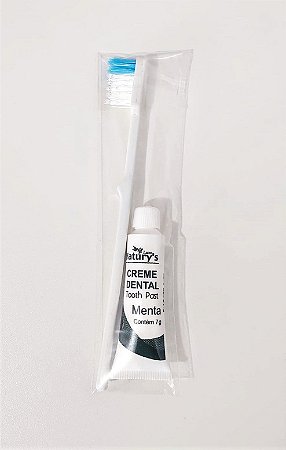 Kit Dental Escova + Creme dental tubo 7g cx 250 un