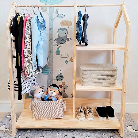 Cabideiro Combinado Montessori Prime