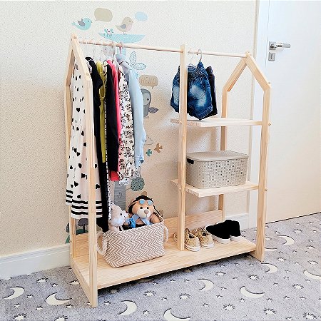 Cabideiro Combinado Montessori Prime