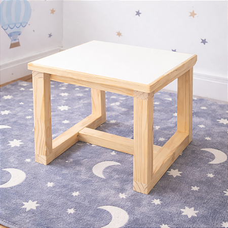 Banco Infantil Madeira e MDF Bobi