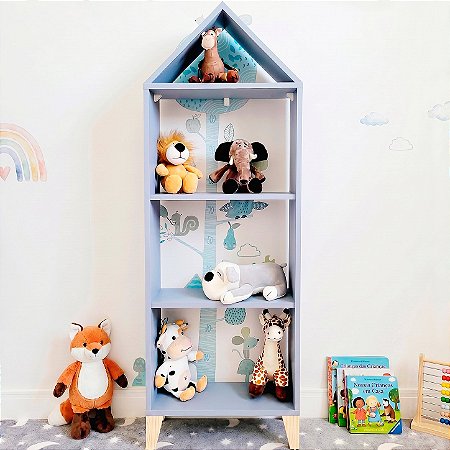 Estante Infantil Casinha 130cm Bobi