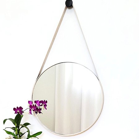 Espelho Oval 40cm Adnet