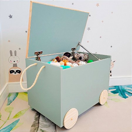 Carrinho Organizador Infantil com Tampa Bobi