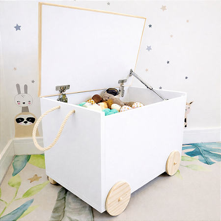 Carrinho Organizador Infantil com Tampa Bobi