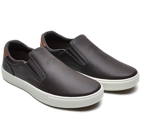 Tênis Masculino Ixória Casual Slip-on  Fly Café