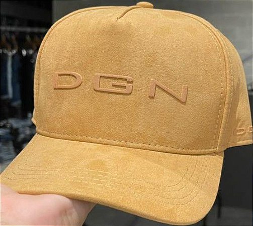 Boné Unissex Suede Caqui Djn Com Regulador Forrado