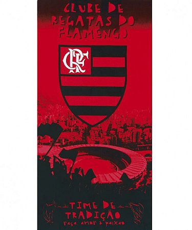 Toalha Praia Velour Flamengo 01 - Dohler