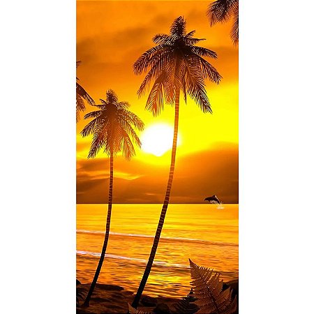 Toalha de Praia aveludada Sunset Buettner