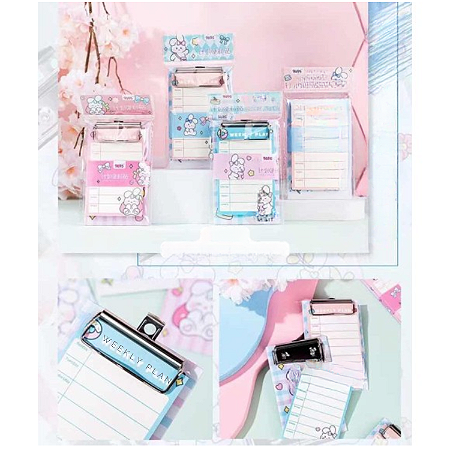 Mini Bloco de Anotação c/ Prancheta Importado