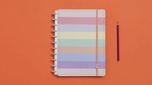 Caderno Inteligente Arco-íris Pastel | CI