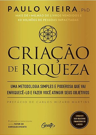 Criação de riqueza: Uma metodologia simples e poderosa que vai enriquecê-lo e fazer você atingir seus objetivos