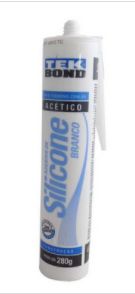 COLA SILICONE TEKBOND ACETICO BRANCO 280G