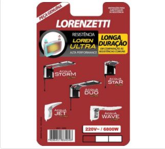 RESISTENCIA LORENZETTI STORM E DUO ACQUA ULTRA 7800W