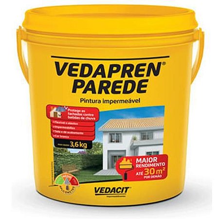 VEDAPREN PAREDE BRANCO 3,6KG OTTO BAUNGART