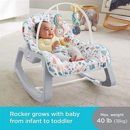 Cadeirinha de Balanço Reclinável - Fisher-Price Baby - Mattel - Fisher Price