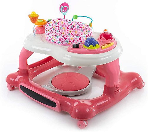 Andador Goal Walker 4 em 1, Cosco, Rosa