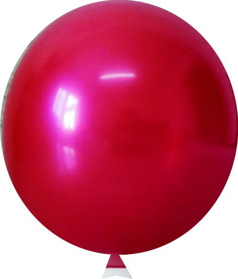 Balão Metalizado Vermelho Nº9  C/25 Unidades - Maricota Festas