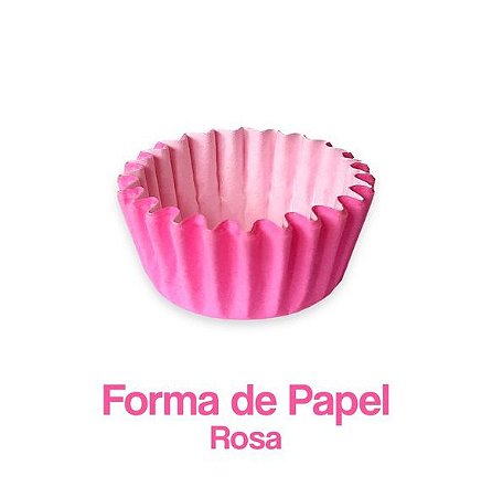 Forminha Nº05 Plac Rosa C/100 Unidades - Maricota Festas