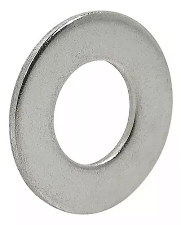 Arruela Lisa 1 1/2 Ferro Zinco Branco