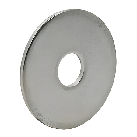 Arruela Lisa Funileiro 3/8 Ferro Zinco Branco