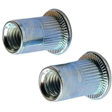 Porca Rebite Cabeça Cilíndrica M8 Zinco Branco