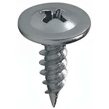 Parafuso Drywall Flangeado Phillips Ponta Agulha Ferro Zinco Branco 4.2X13