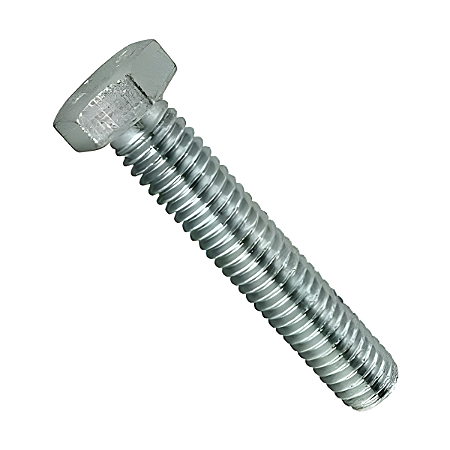 Parafuso Sextavado Rosca Inteira M20-2,50 X 40MA Ferro Zinco Branco
