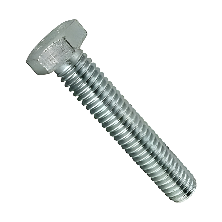 Parafuso Sextavado Rosca Inteira M12-1,75 X 20MA Ferro Zinco Branco