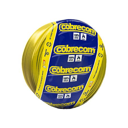 Cabo Flexível 4mm 100m 750V Cobrecom
