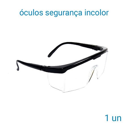 Óculos De Segurança Incolor Jaguar - 1 Unidade