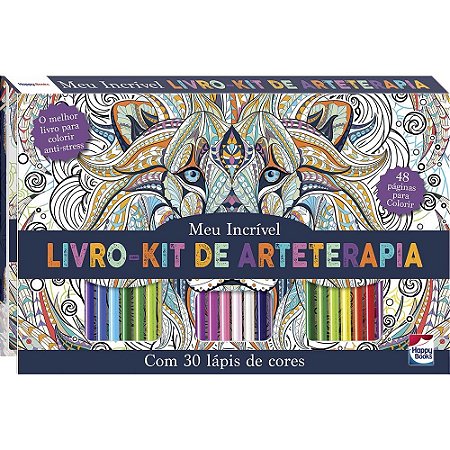 Meu incrível Livro - Kit Arteterapia para colorir