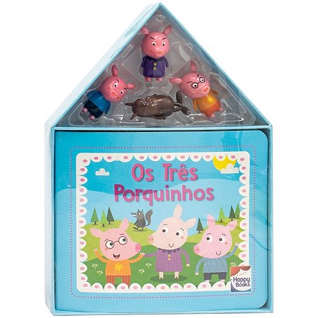 Livro Casinha de Contos - Os três Porquinhos