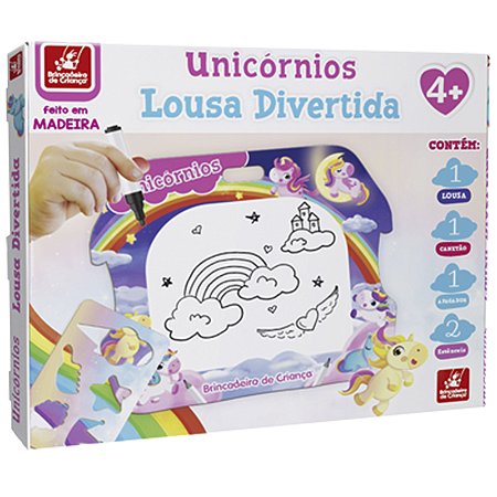 Lousa Divertida Unicórnios