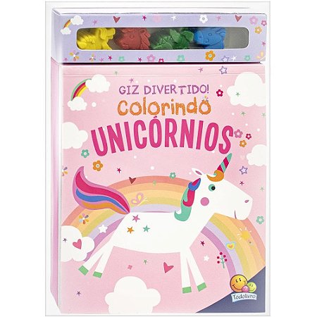 Giz Divertido: Colorindo Unicórnios