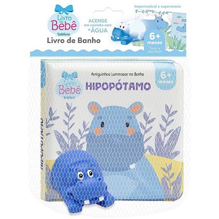 Amiguinhos Luminosos no Banho: Hipopótamo
