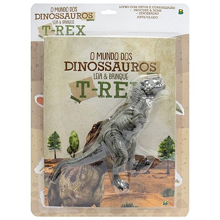 O Mundo dos Dinossauros Leia e Brinque T Rex