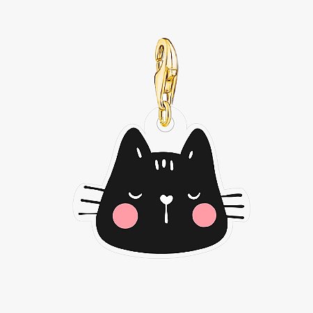 Pingente Gatinho Preto