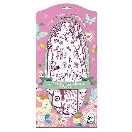 Silhuetas para Colorir - Rosemary e amigas Djeco