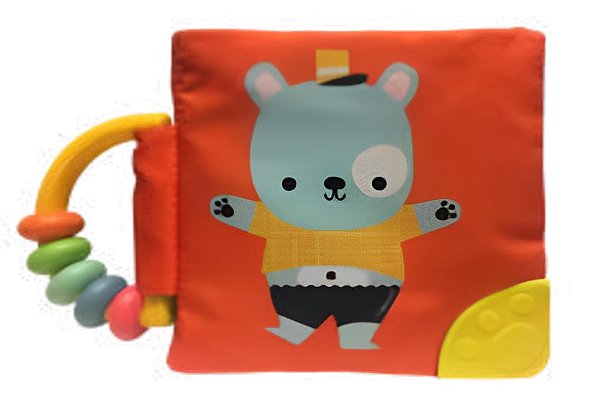 Meu livro macio com chocalho e mordedor: Urso