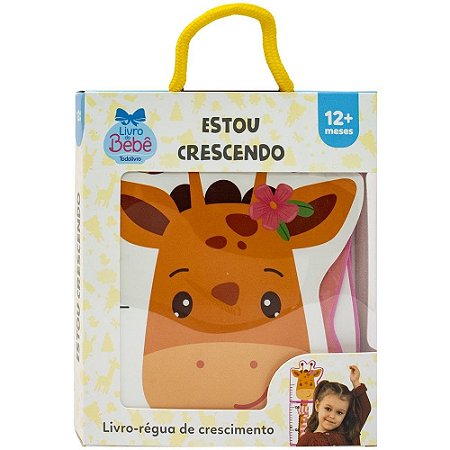 Livro-Régua Estou Crescendo – Rosa
