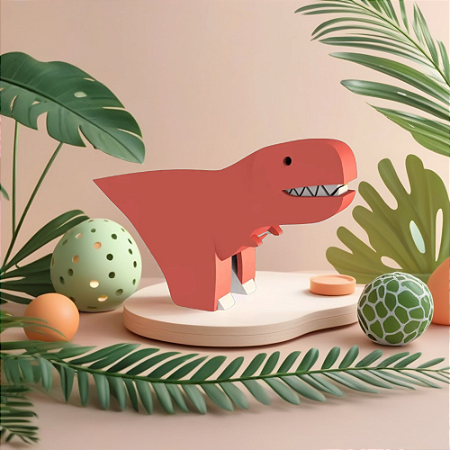 Encaixe Magnético - T-Rex