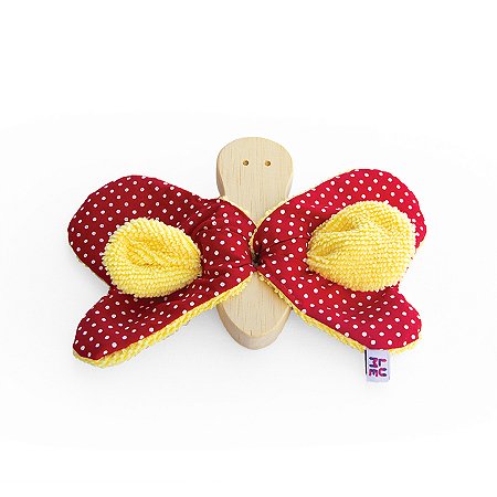 Brinquedo Sensorial - Borboleta Vermelha