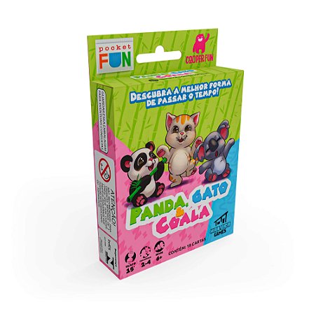 Pocket Fun - Jogo Panda, Gato e Coala