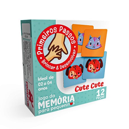 Primeiros Passos - Jogo de Associação Cute Cute
