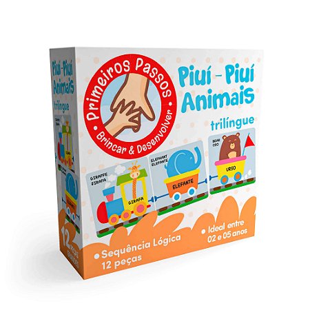 Primeiros Passos - Piuí Piuí Animais Trilingue