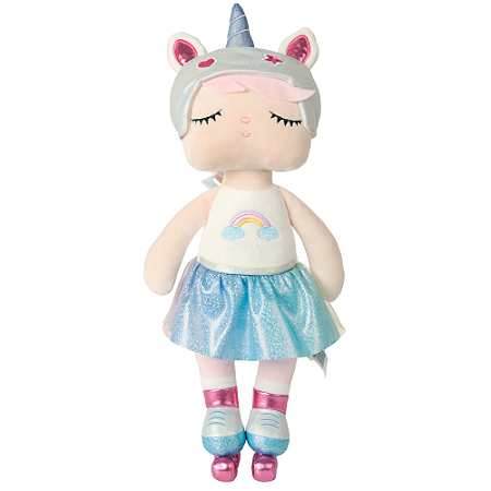 Boneca Mini Angela Unicornio Patinadora